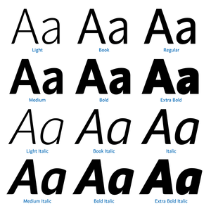 african font